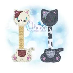 Kitty Cat Ribbon Bookmark