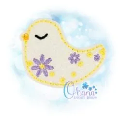 Spring Flowery Bird Feltie