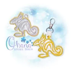 Tribal Kangaroo Key Chain