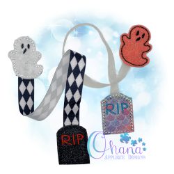 Ghost Ribbon Bookmark Embroidery