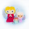 Angel Stuffie Embroidery Design