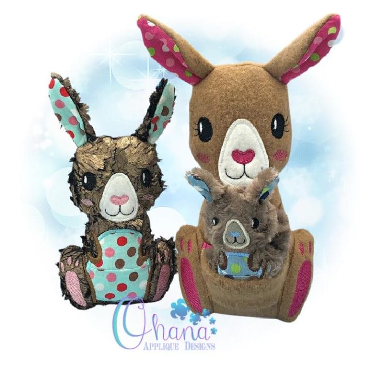 Jack and Jill Kangaroo Stuffie
