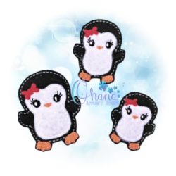 Penny Penguin Feltie Embroidery