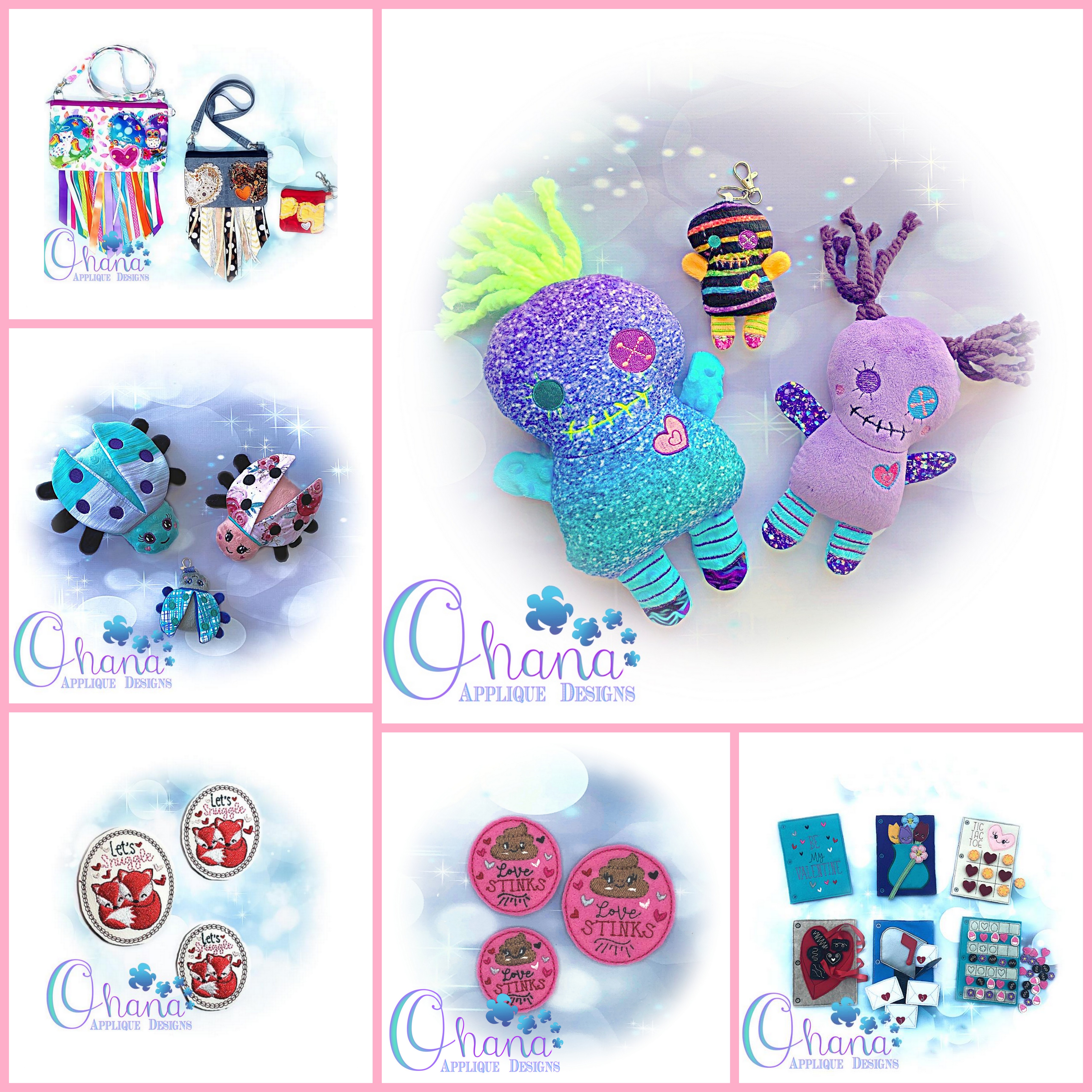 Oad october monthly membership  ohana applique designs