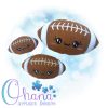 Kawaii Football Stuffie Embroidery Kawaii Football Stuffie Embroidery