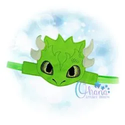 OAD Dragon MB 80072 Dragon Mask Band Embroidery
