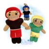 OAD Football Player Stuffie 2000 copy Football Player Stuffie Embroidery
