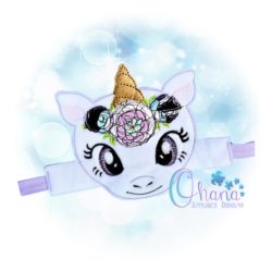 Floral Unicorn Mask Band