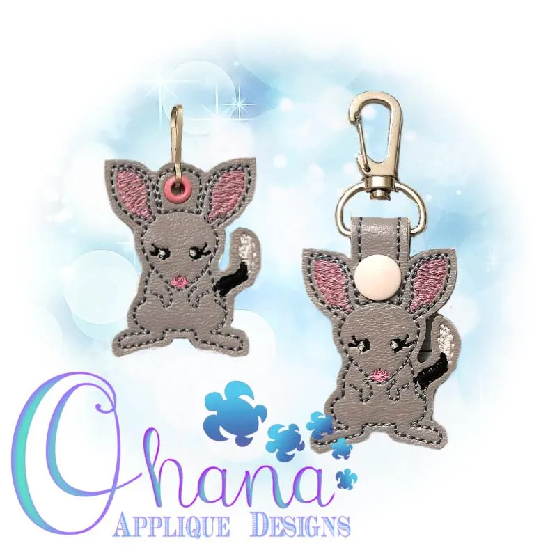 Bilby Key Chain Embroidery Bilby Key Chain Embroidery