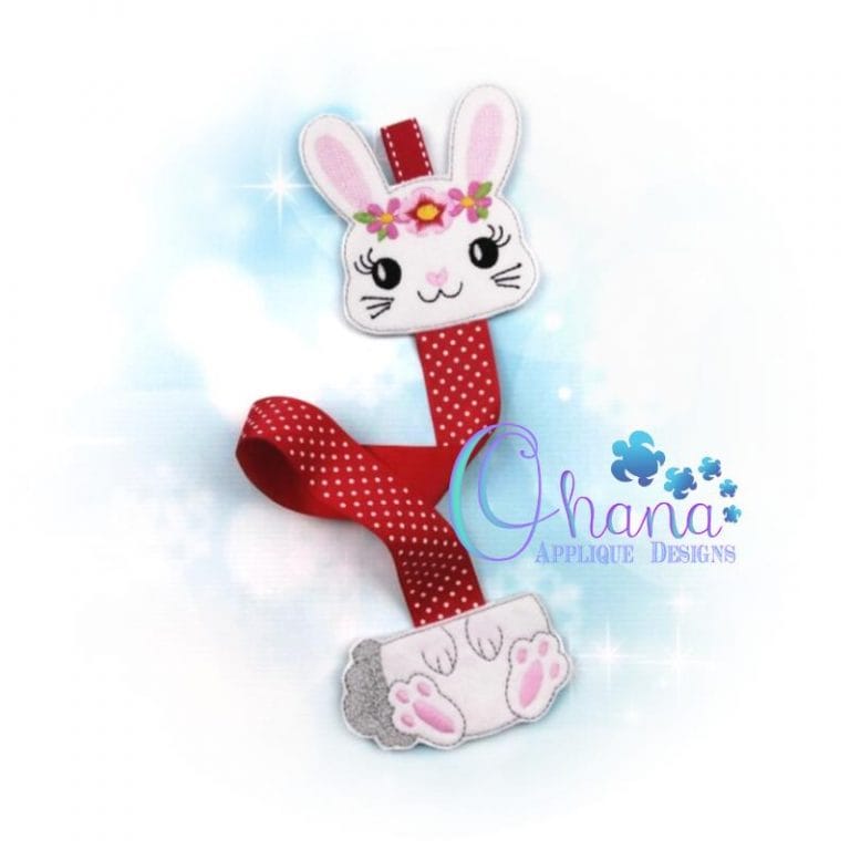 Floral Sally Bunny Bow Holder