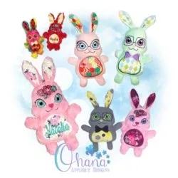 Trio of Bunny Stuffies