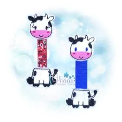 Cow Ribbon Bookmark