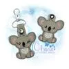 OAD Koala KC 80072 Sitting Koala Key Chain