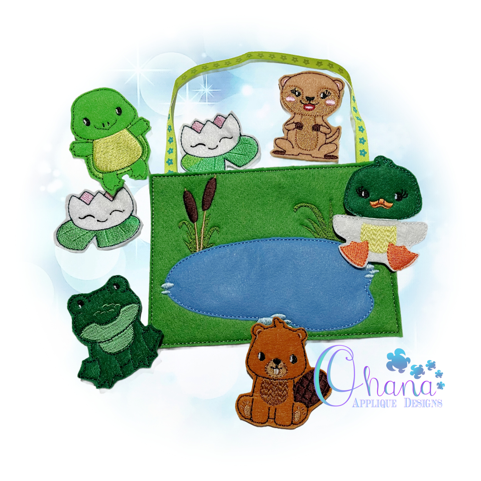 OAD Pond FP 2000 SL Pond Animal Finger Puppets