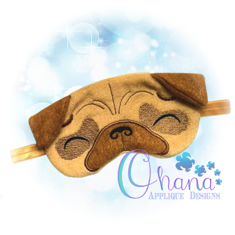 Pug Sleep Mask Design