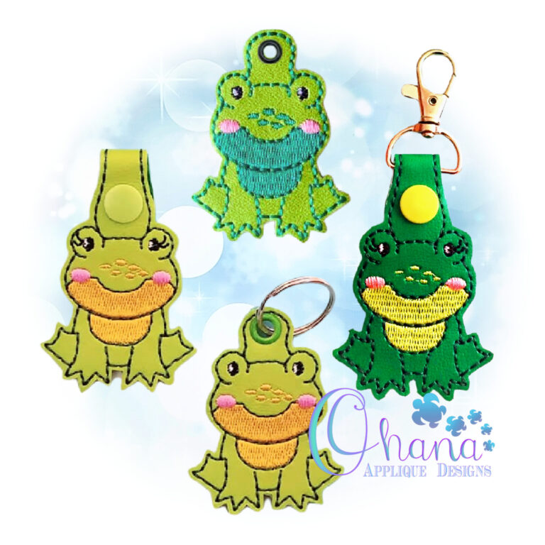 Sitting Frog Key Chain
