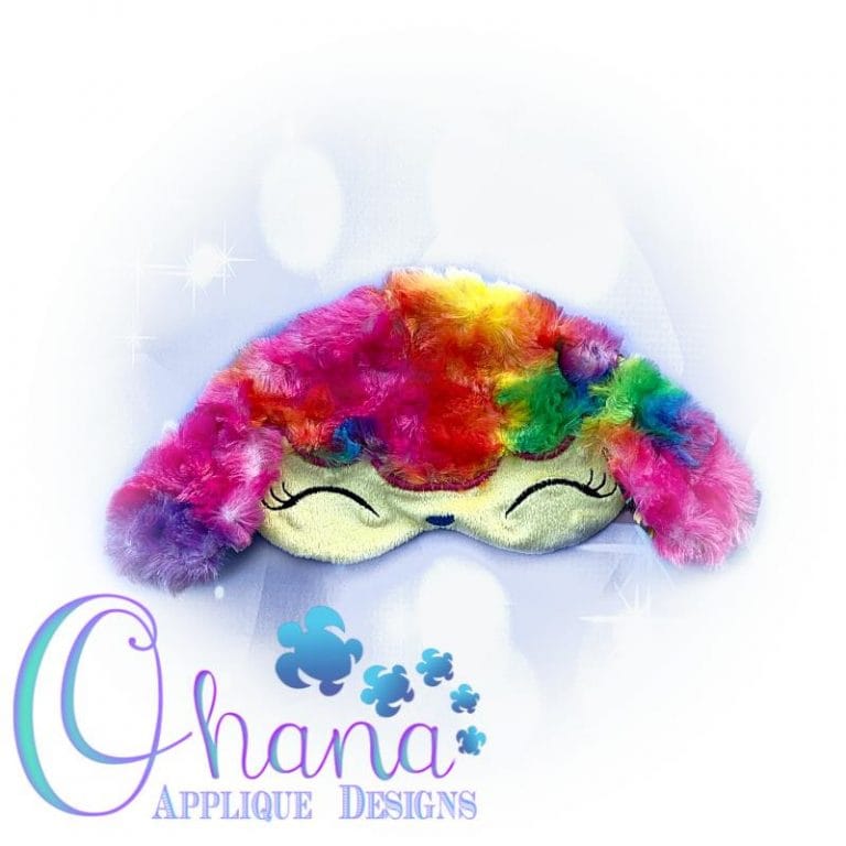Poodle Sleep Mask Design