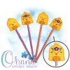 Floral Chick Pencil Topper