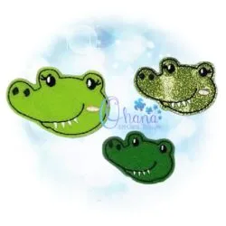 OAD Alligator Feltie 80072 Snappy Alligator Feltie Embroidery