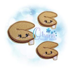Fortune Cookie Feltie Embroidery