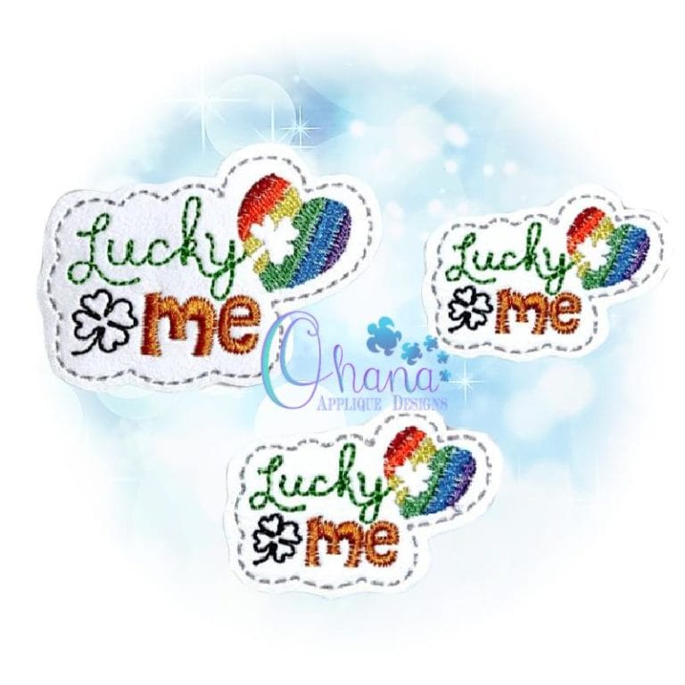 Lucky Me Feltie Embroidery