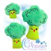 Kawaii Broccoli Stuffie Embroidery