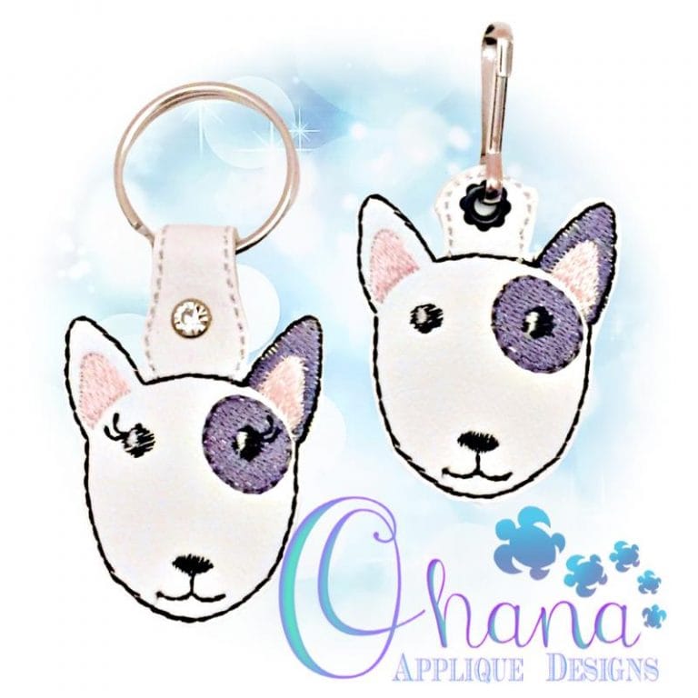 Bull Terrier Key Chain