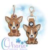 Chihuahua Key Chain Embroidery