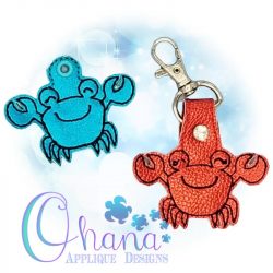 Crab Key Chain Embroidery