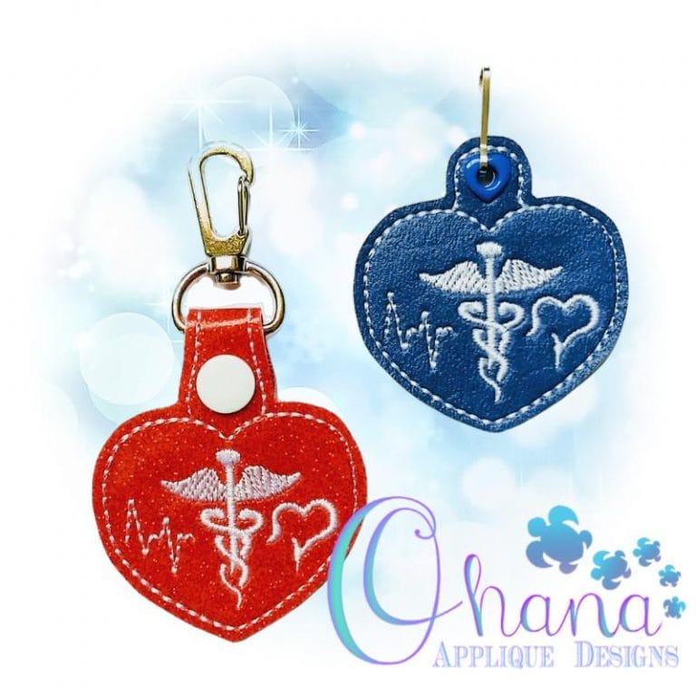 Love Medical Key Chain