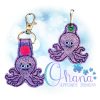 Octopus Key Chain Embroidery