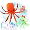 Olly Octopus Stuffie Embroidery