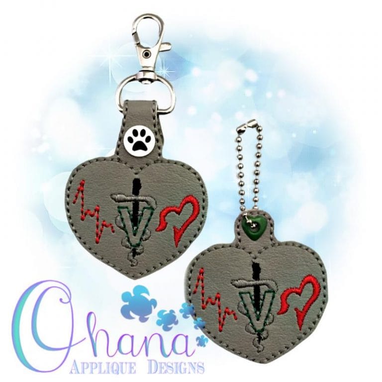 Love Veterinarian Key Chain