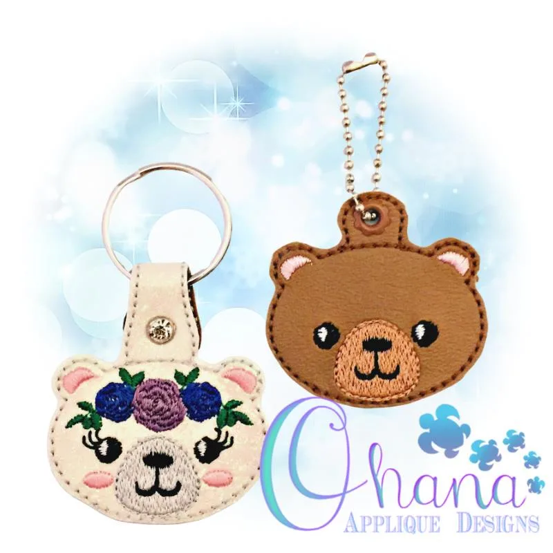 Floral Bear Key Chain Floral Bear Key Chain