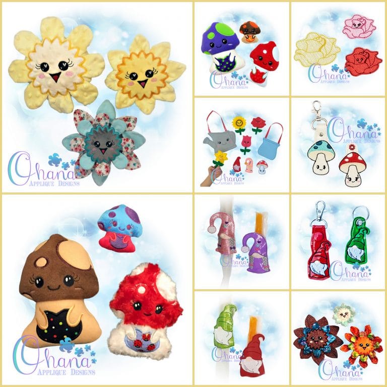 Garden Bundle Embroidery Design
