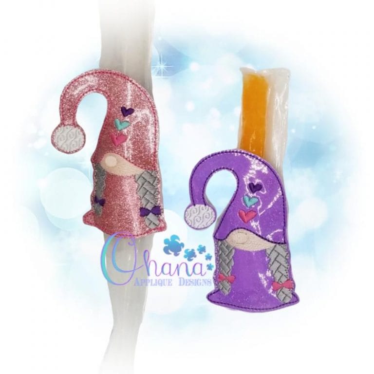 Girl Gnome Ice Pop Holder