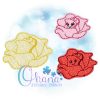 Kawaii Rose Feltie Embroidery