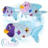 Bubbles Fish Stuffie Embroidery