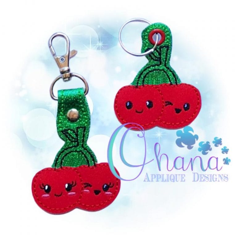 Kawaii Cherries Key Chain