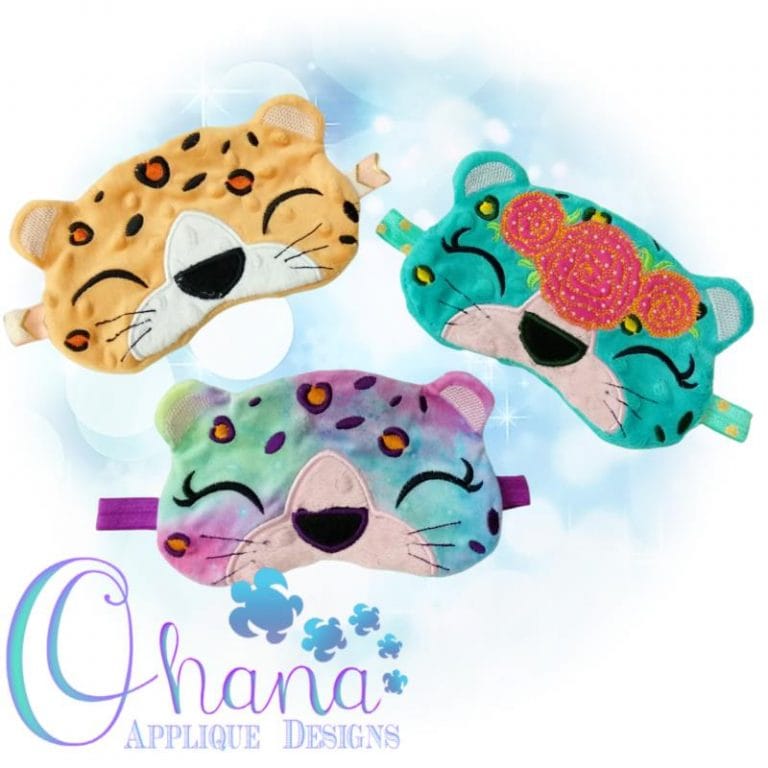 Floral Leopard Sleep Mask