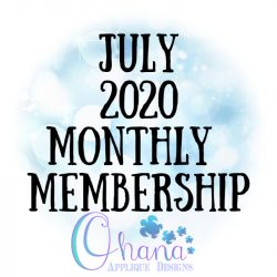 OAD July 2020 Monthly Membership