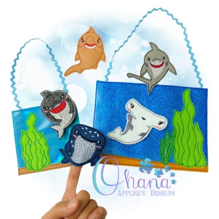Shark Breeds Finger Puppets