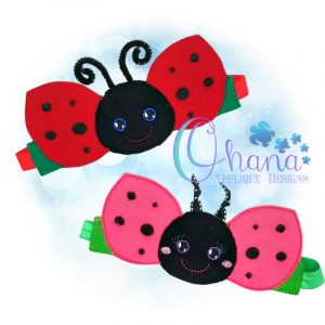 Ladybug Mask Band Design - Ohana Applique Designs