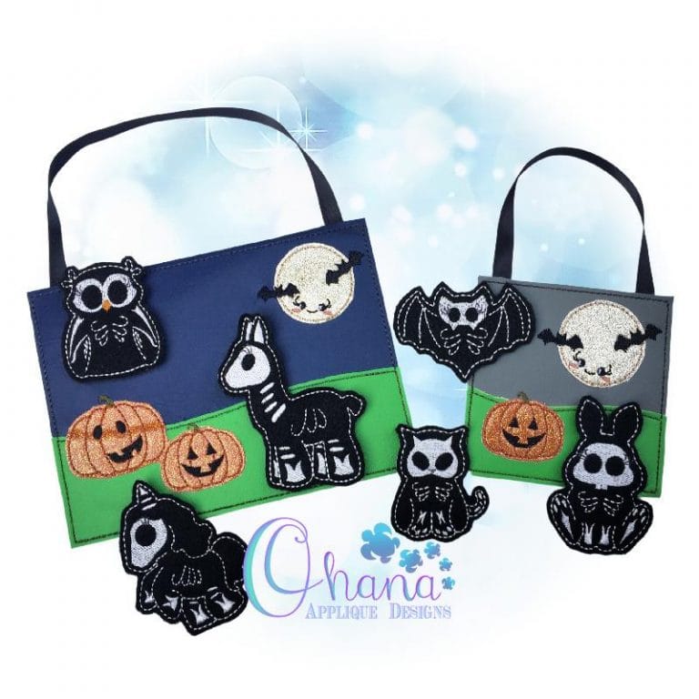 Skelly Animals Finger Puppets
