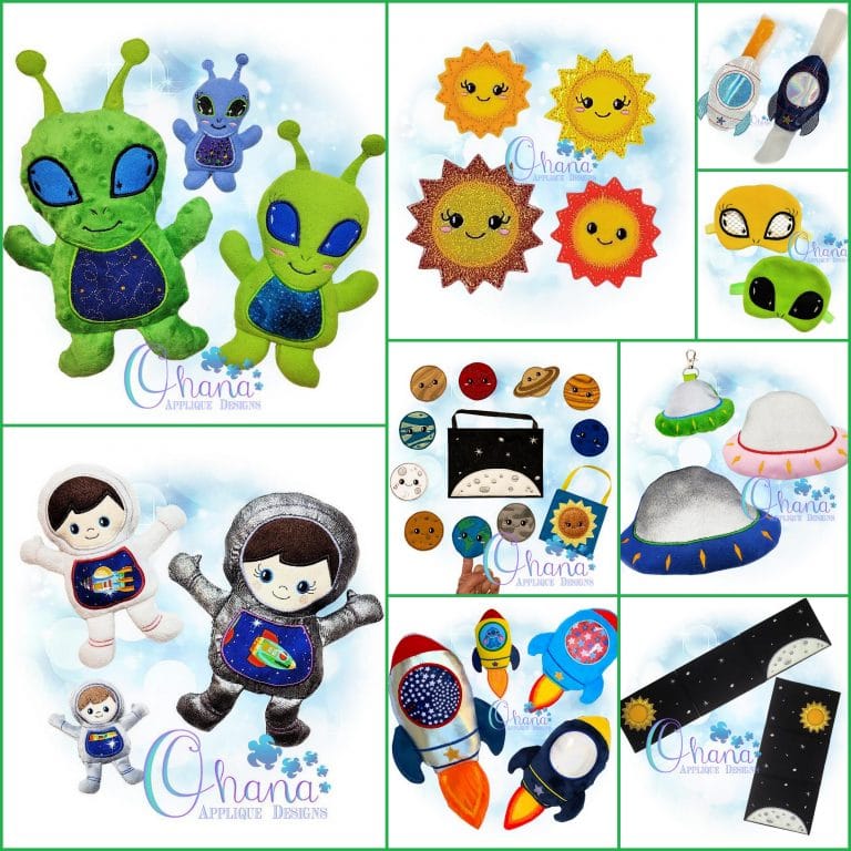 Space Week Bundle Embroidery