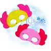 Axolotl Pretend Mask Embroidery