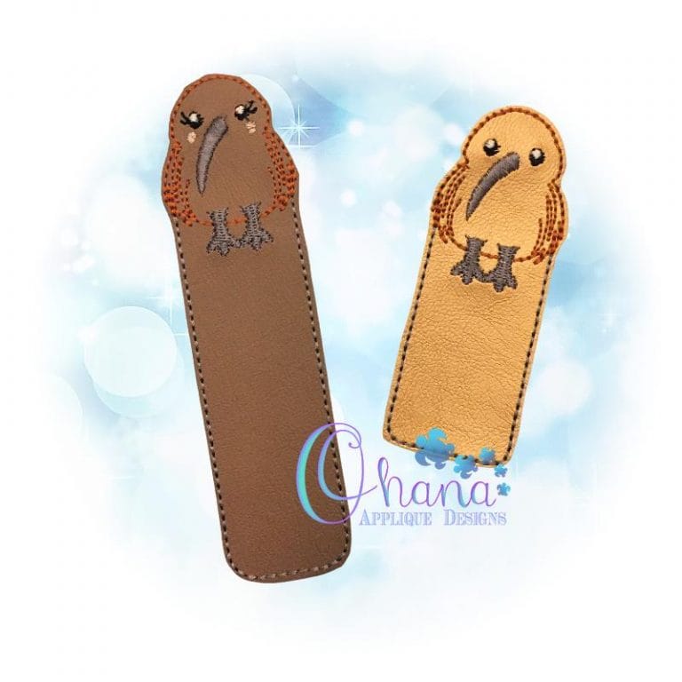 Kiwi Bird Bookmark Embroidery