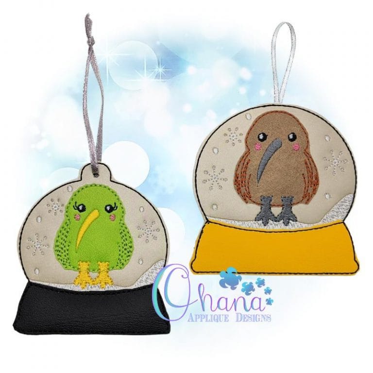 Kiwi Bird Snowglobe Ornament