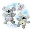 OAD Thyme Koala Stuffie Multi MB 80072 OAD Thyme Koala Stuffie Multi MB 80072