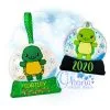 Turtle Snowglobe Ornament Embroidery